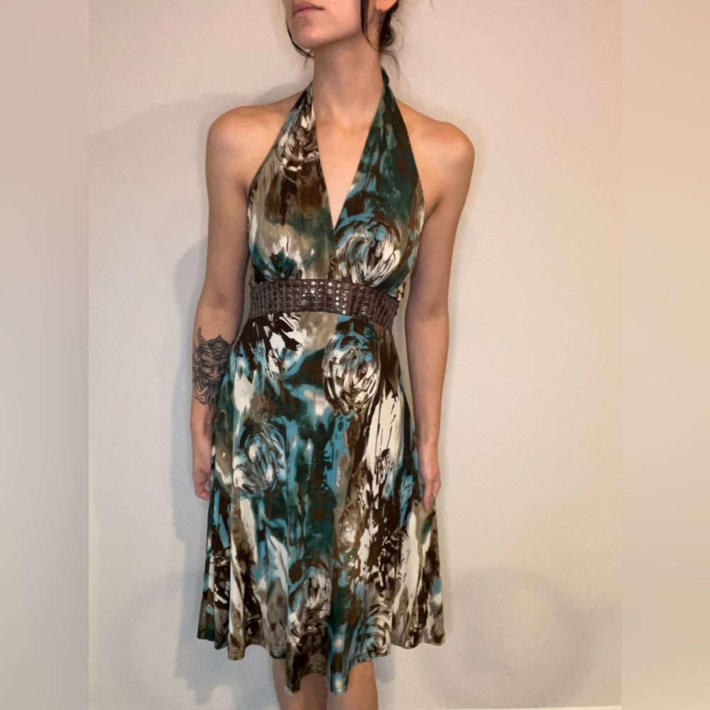 Y2K Funky Yoo’n me halter dress